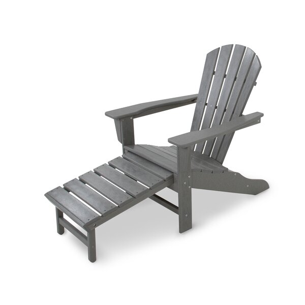 Palm Coast Ultimate Adirondack with Hideaway Ottoman by POLYWOOD®