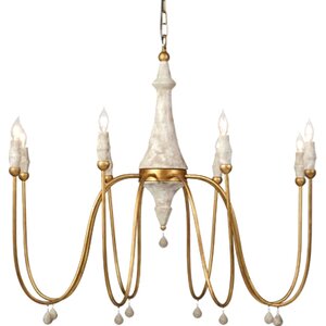 Clay 8-Light Candle-Style Chandelier