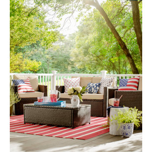 Red Outdoor Rugs You Ll Love Lyndon Hand Tufted Red Indoor Outdoor Area Rug