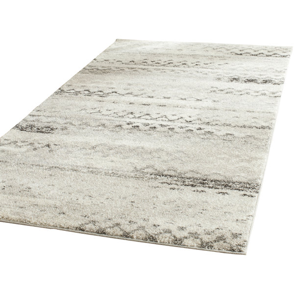 Sabang Cream / Gray Area Rug by Wrought Studio