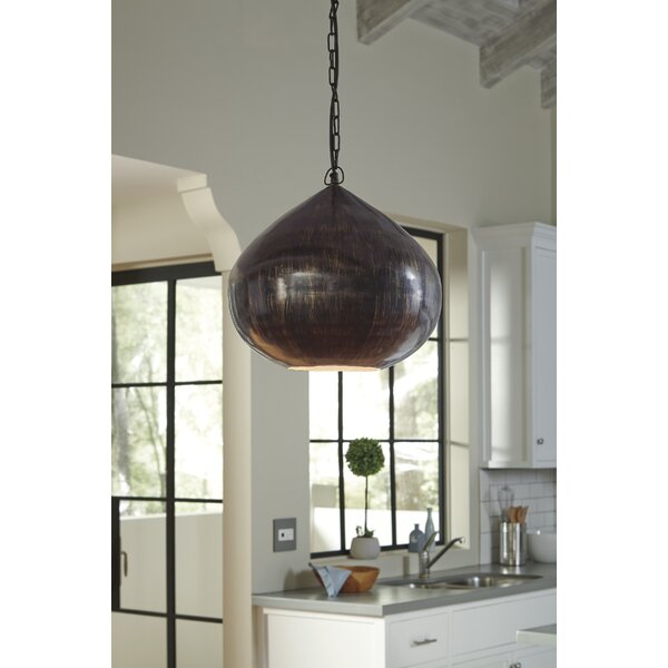 Angolemi 1-Light Globe Pendant by Bay Isle Home