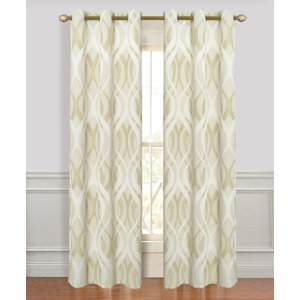 Metropolitan Geometric Blackout Curtain Panels (Set of 2)