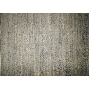 One-of-a-Kind Harkness Hand-Knotted Wool Gray Area Rug