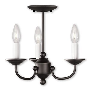 Colesville Traditional 3-Light Candle-Style Chandelier