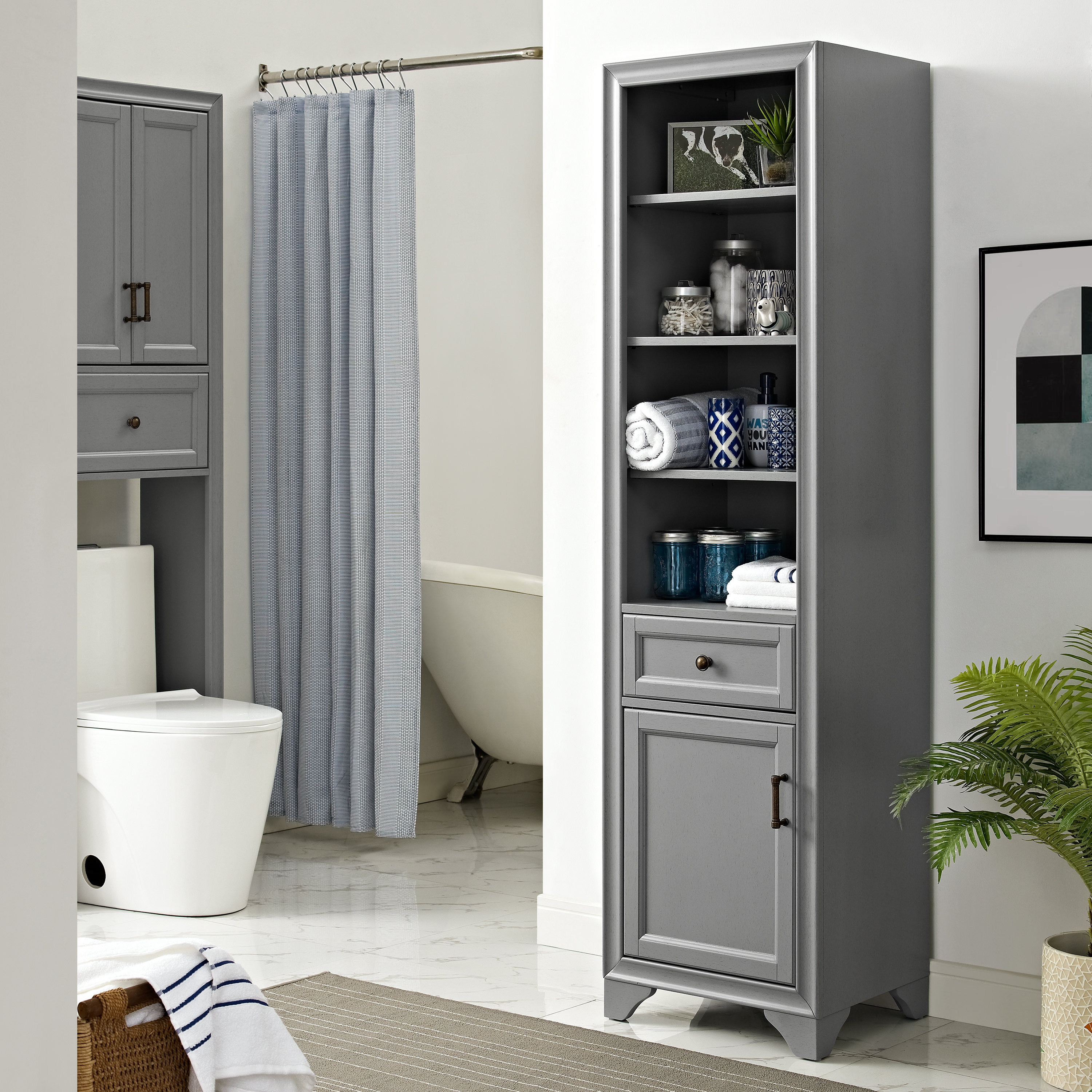 Andover Mills Jesse 18 W X 67 62 H 15 D Linen Cabinet Andover Mills Jesse 18 W X 67 62 H