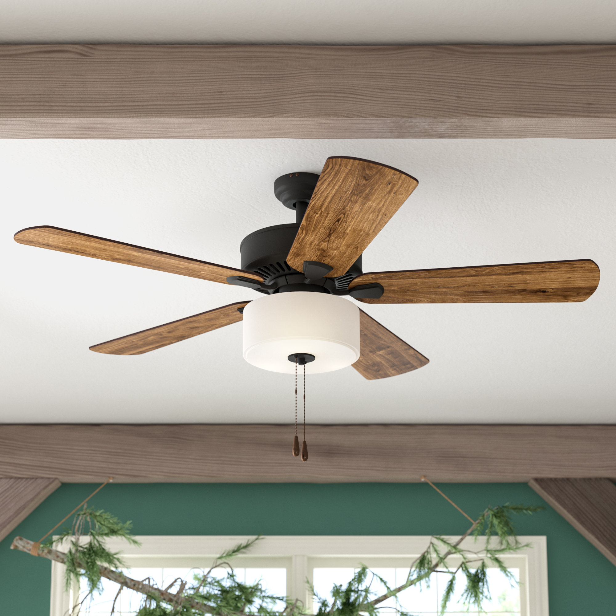 Three Posts 52 Sina 5 Blade Outdoor Standard Ceiling Fan With Three Posts 52 Sina 5 Blade Outdoor
