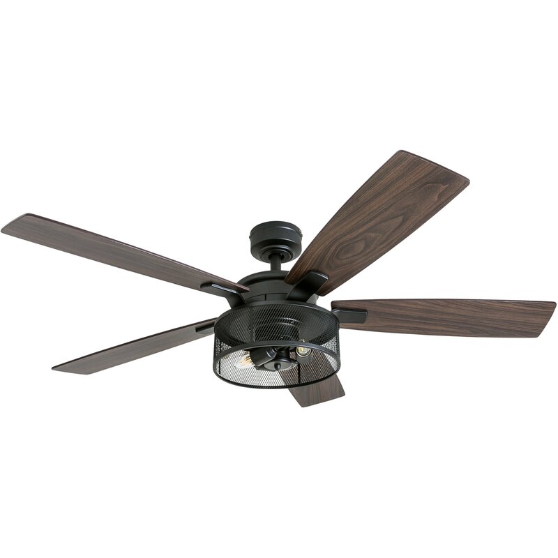 Gracie Oaks 52 Divisadero 5 Blades Ceiling Fan Light Kit Included