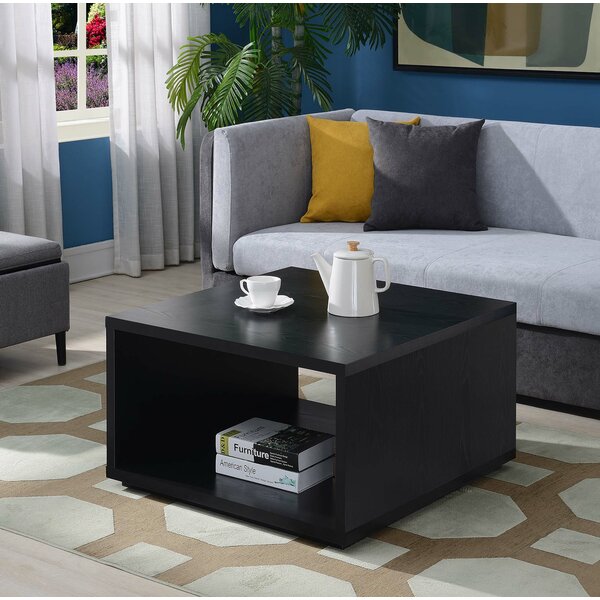 Haught Floor Shelf Coffee Table With Storage By Wrought Studio
