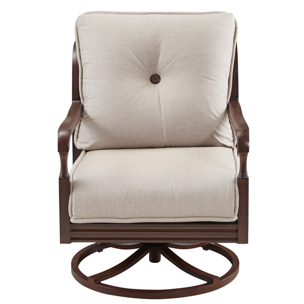 Canora Grey Bade Lounge Swivel Chair with Cushions ... Canora Grey Bade Lounge Swivel Chair with Cushions ... on Bade Outdoor Living id=56423
