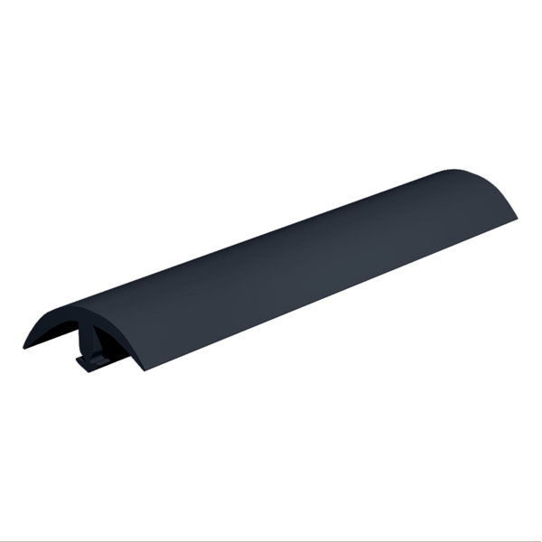 0.63 x 144 x 1.88 T-Molding in Black by ROPPE