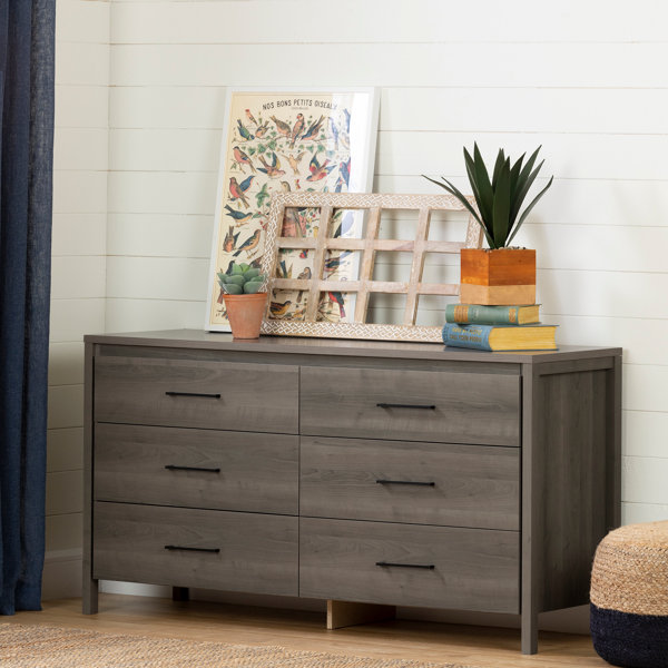 Gravity 6 Drawer Double Dresser by South Shore