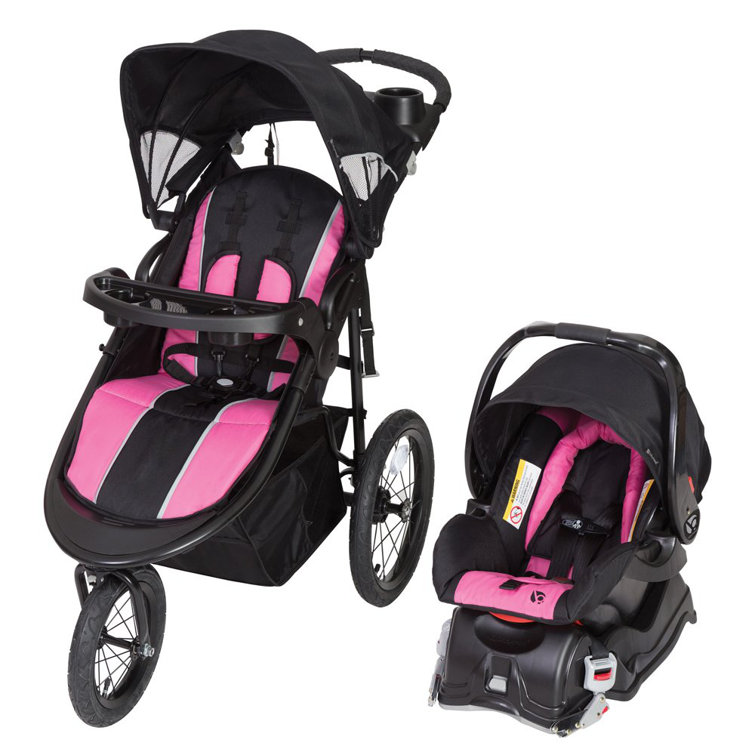pink deluxe stroller system