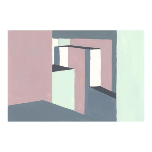 Shadows of the Walls III 1.9m x 2.88m Textured Matte Peel & Stick Wall Mural East Urban Home