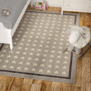 Moon Nursery Rug Wayfair Paulette Nursery Stars Gray Area Rug