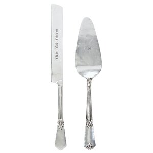 Vintage Style 2 Piece Cake and Pastry Server Set