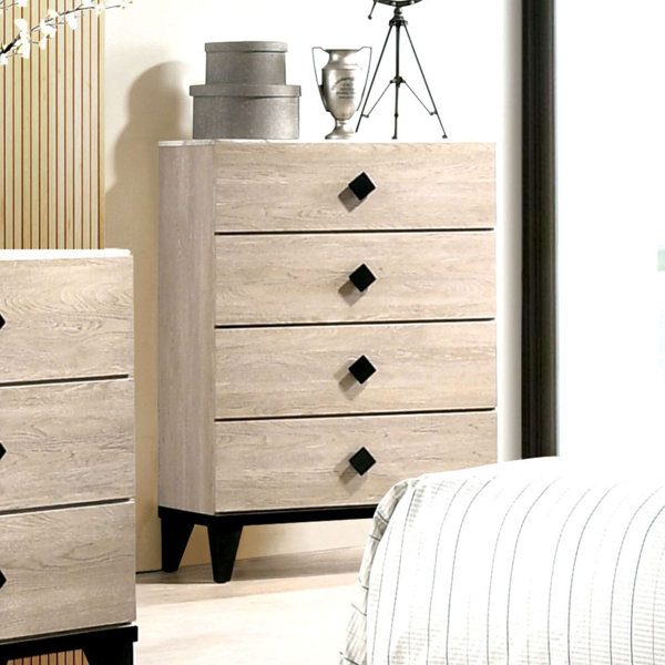 Gracie Oaks Corona 4 Drawer Chest Wayfair