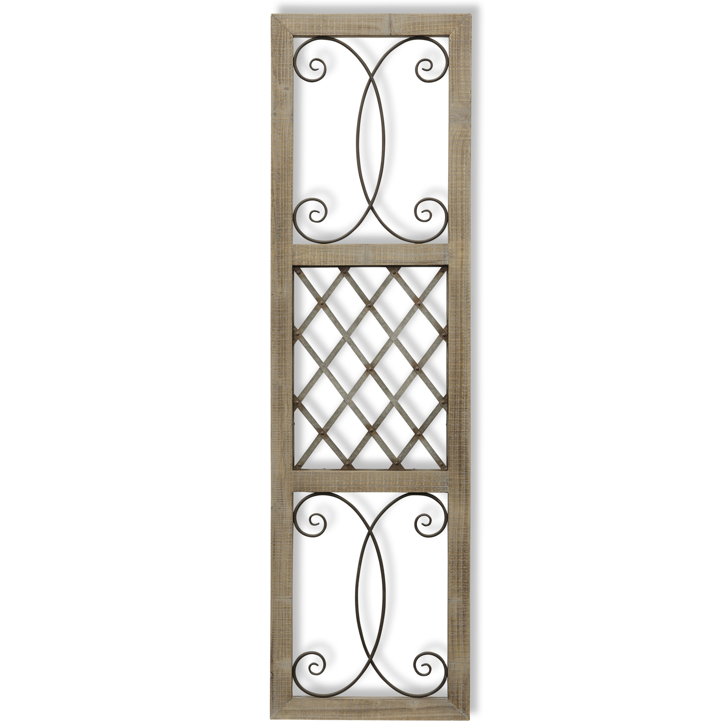 Fleur De Lis Living Traditional Rectangle Aspire Scroll Metal And Rectangle Aspire Scroll Metal
