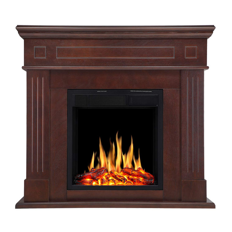 Red Barrel Studio Pospisil Mantel Wooden Surround Firebox ...