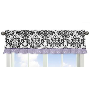 Sloane Polka Dot Ruffle Curtain Valance