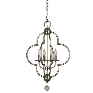 Quatrefoil 4-Light Foyer Pendant