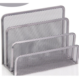 Review Bigham 3 Slot Mesh Letters and Documents Sorter Holder (Set of 2) by Rebrilliant