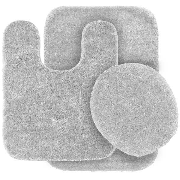 Relax, Splash Low Pile 20”x30” Text Printed Bath Rug with Non-Slip Backing
