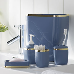 Navy Blue Bath Accessories | Wayfair Navy Blue Bath Accessories | Wayfair