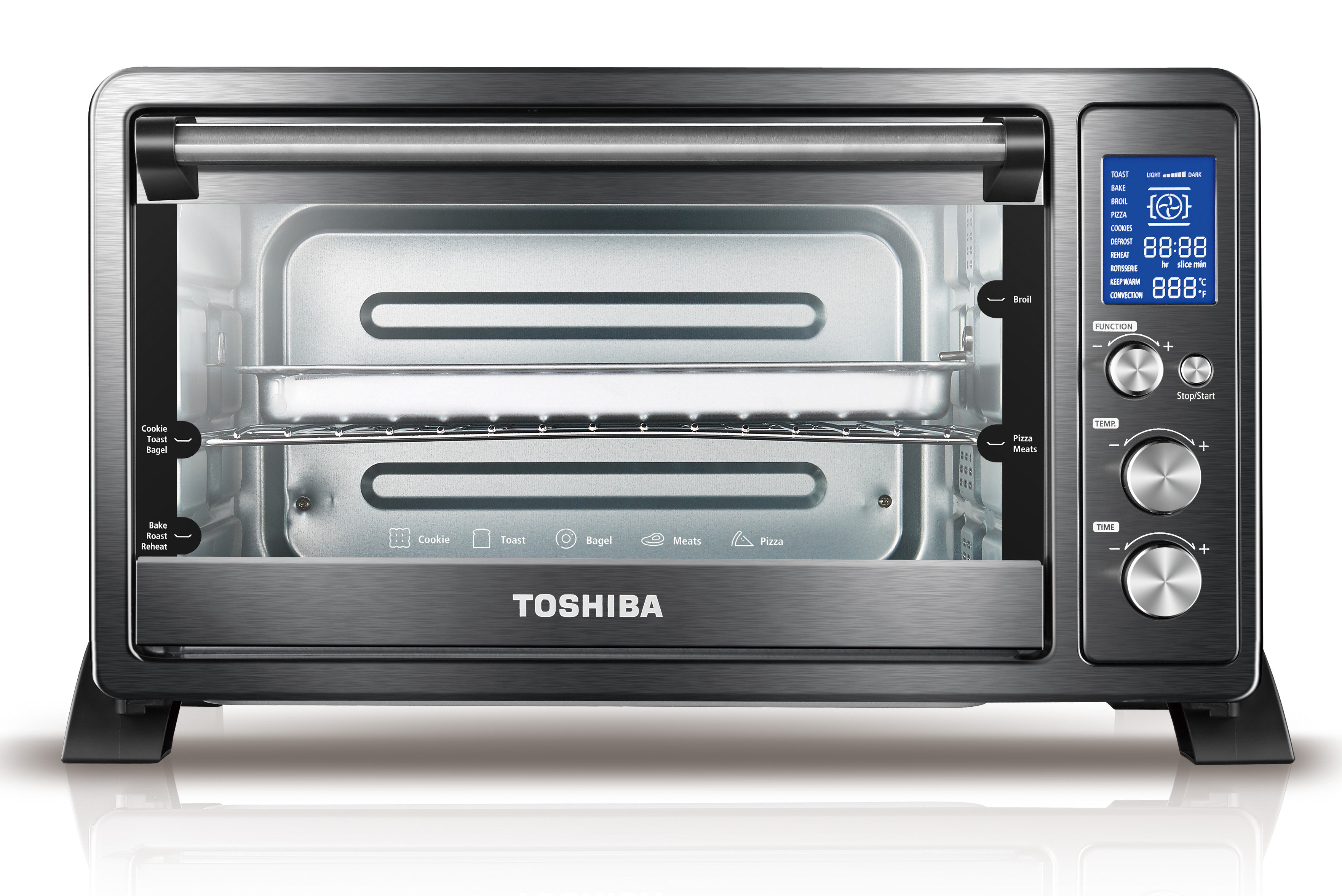 Toshiba Digital Convection Toaster Oven Reviews Wayfair