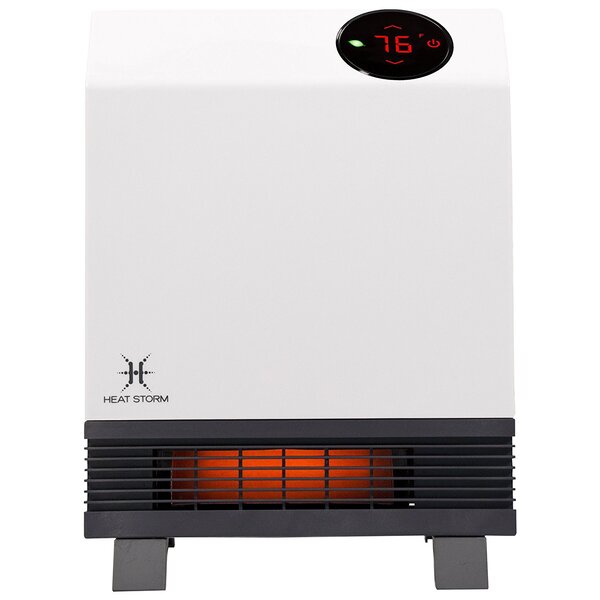 Wave 1,000 Watt Electric Infrared Wall Mounted Heater By Heat Storm