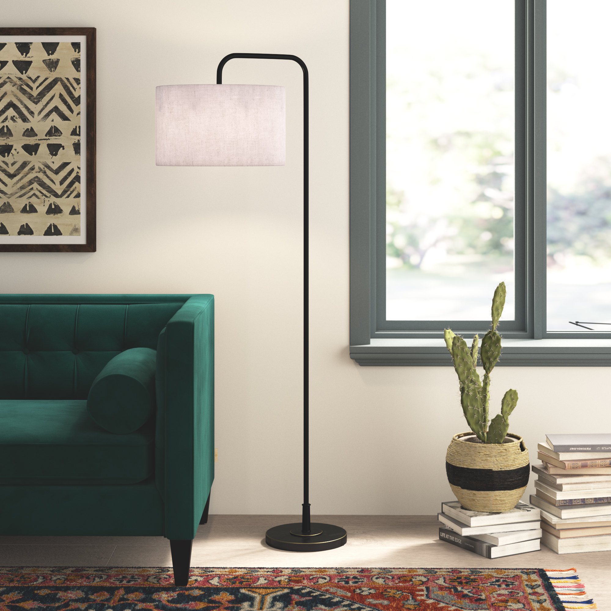Langley Street Dale 64 Arched Floor Lamp Reviews Wayfair Ca