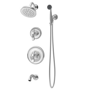 Winslet Pressure Balance Tub and Shower with Lever Handle