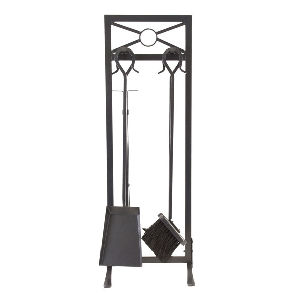 Sheffield 5 Piece Steel Fireplace Tool Set by Pleasant Hearth