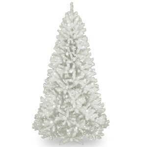 North Valley White 7.5' Spruce Artificial Christmas Tree