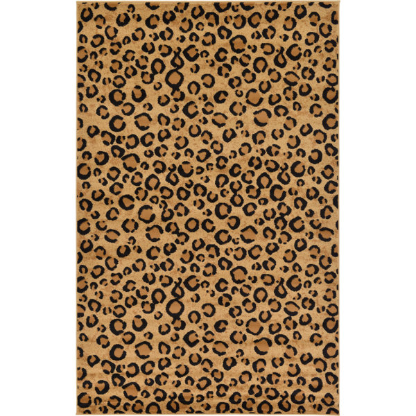 Leif Light Brown Area Rug by World Menagerie