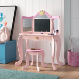 girls princess vanity