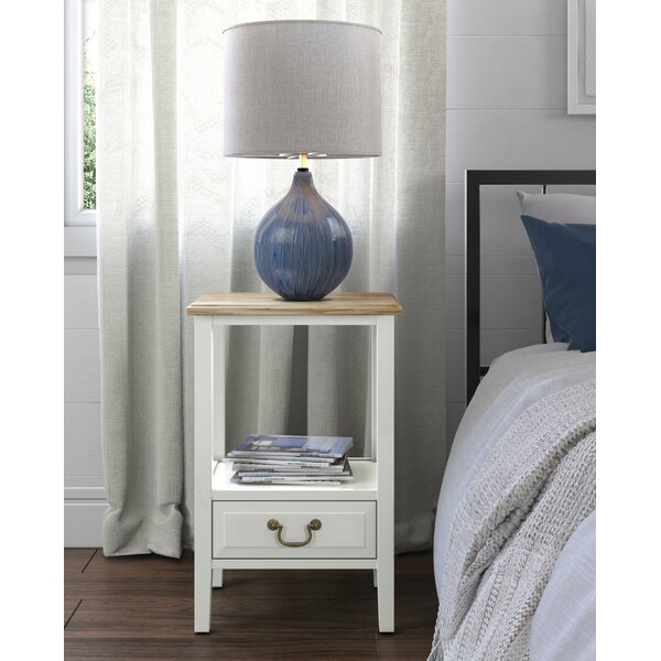 Caspar End Table With Storage By Charlton Home