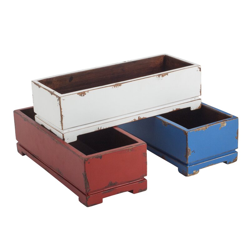 Antique Revival Pine Planter Box & Reviews | Wayfair