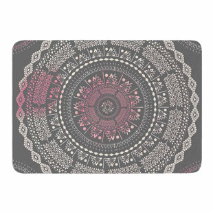 Bathroom Rugs Cut To Fit Wayfair Culture Cut Boho Mandala By Famenxt Memory Foam Bath Mat