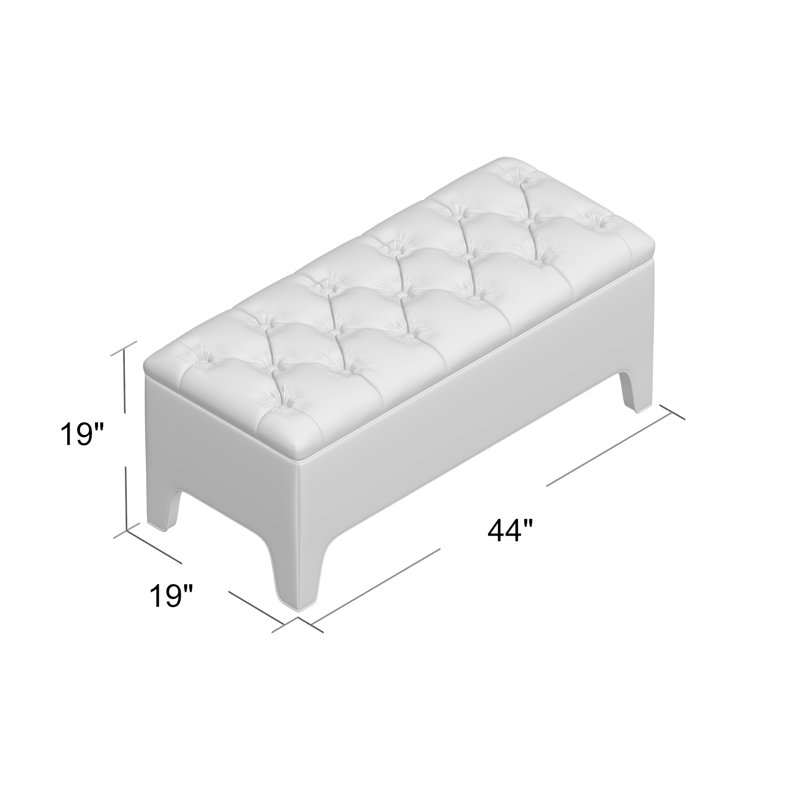 Duralee Furniture Lincoln Upholstered Flip Top Storage Bench Perigold