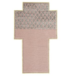 Mangas Space Rhombus Handmade Pink Area Rug