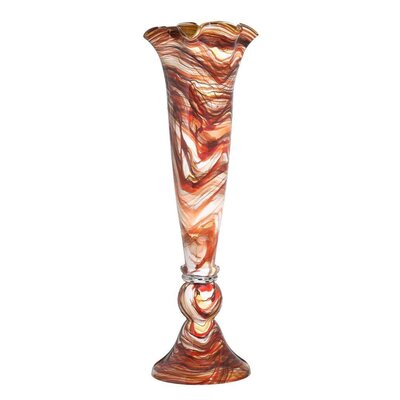 Red 36'' Glass Table Vase Brayden Studio®