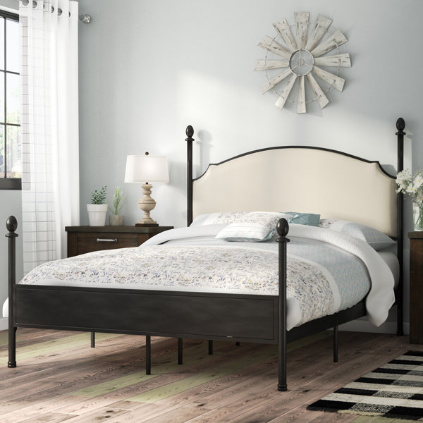 Modern Granite Range Upholstered Four Poster Bed By Laurel Foundry Modern Farmhouse Wonderful
