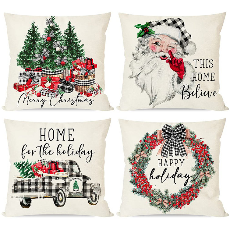 holiday throws and pillows