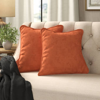 One Allium Way Amery Chain Link Embroidered Linen Throw Pillow Wayfair