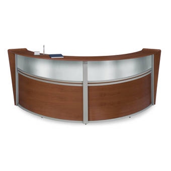 Symple Stuff Peele U Shape Reception Desk Wayfair