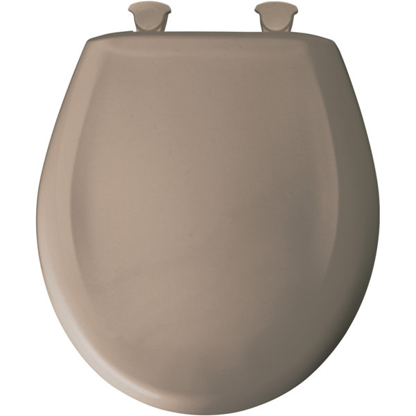Bemis 200SLOWT 541 Lift-Off Plastic Round Slow-Close Toilet Seat One Size Sunlight