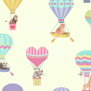 Growing Up Kids Take To The Air Removable 27' x 27