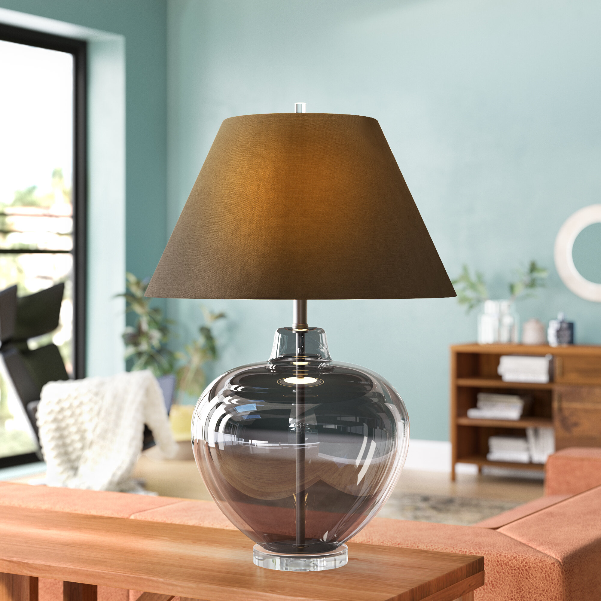 large bedside lamp