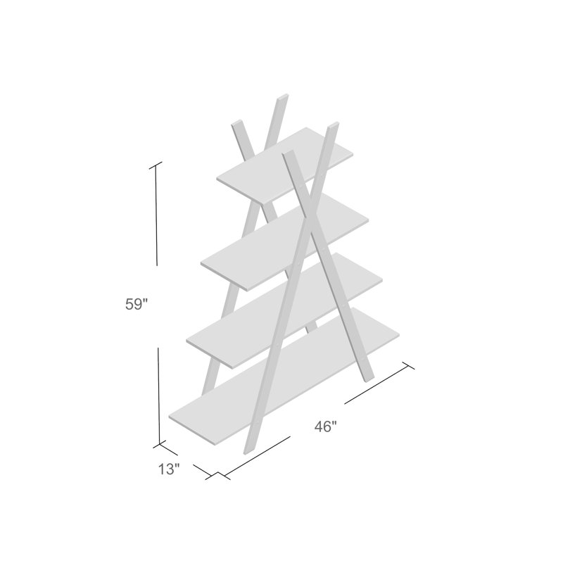 Latitude Run Cerro Etagere Bookcase & Reviews Wayfair