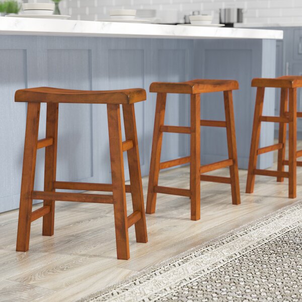 Lincolnwood 24 Bar Stool (Set of 3) by Three Posts